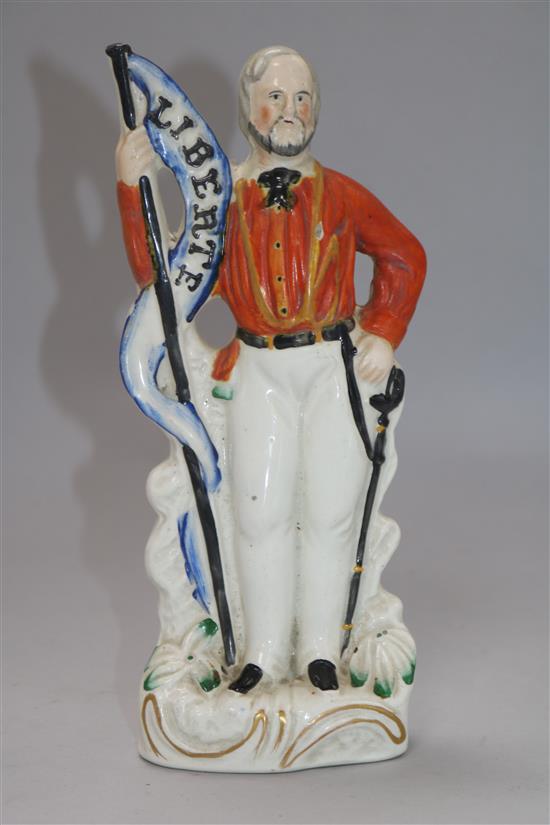 A Staffordshire figure of Liberty